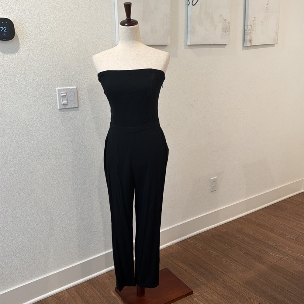 1. State Strapless Black Jumpsuit